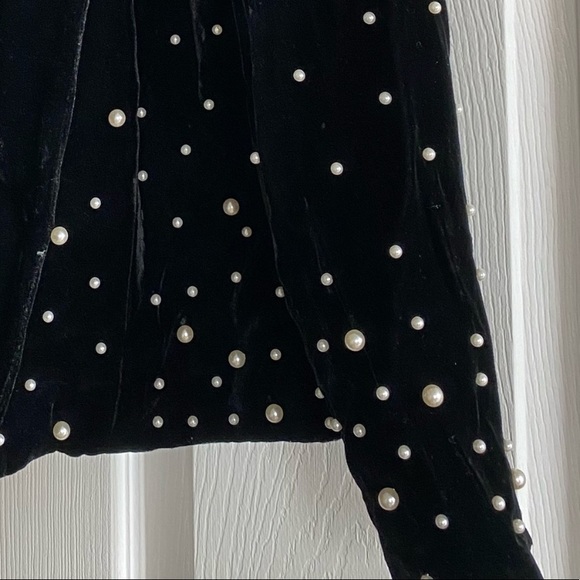 NWT Donna Mizani Stardust Black Velvet Blazer - Picture 4 of 6